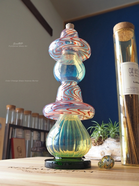 ガラス製お香立て お香.tv