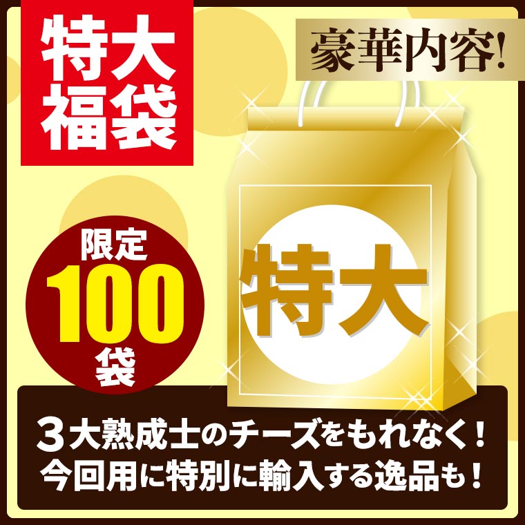 在庫一掃！決算チーズ福袋2026 第1便(3/6出荷) / 世界のチーズ専門店