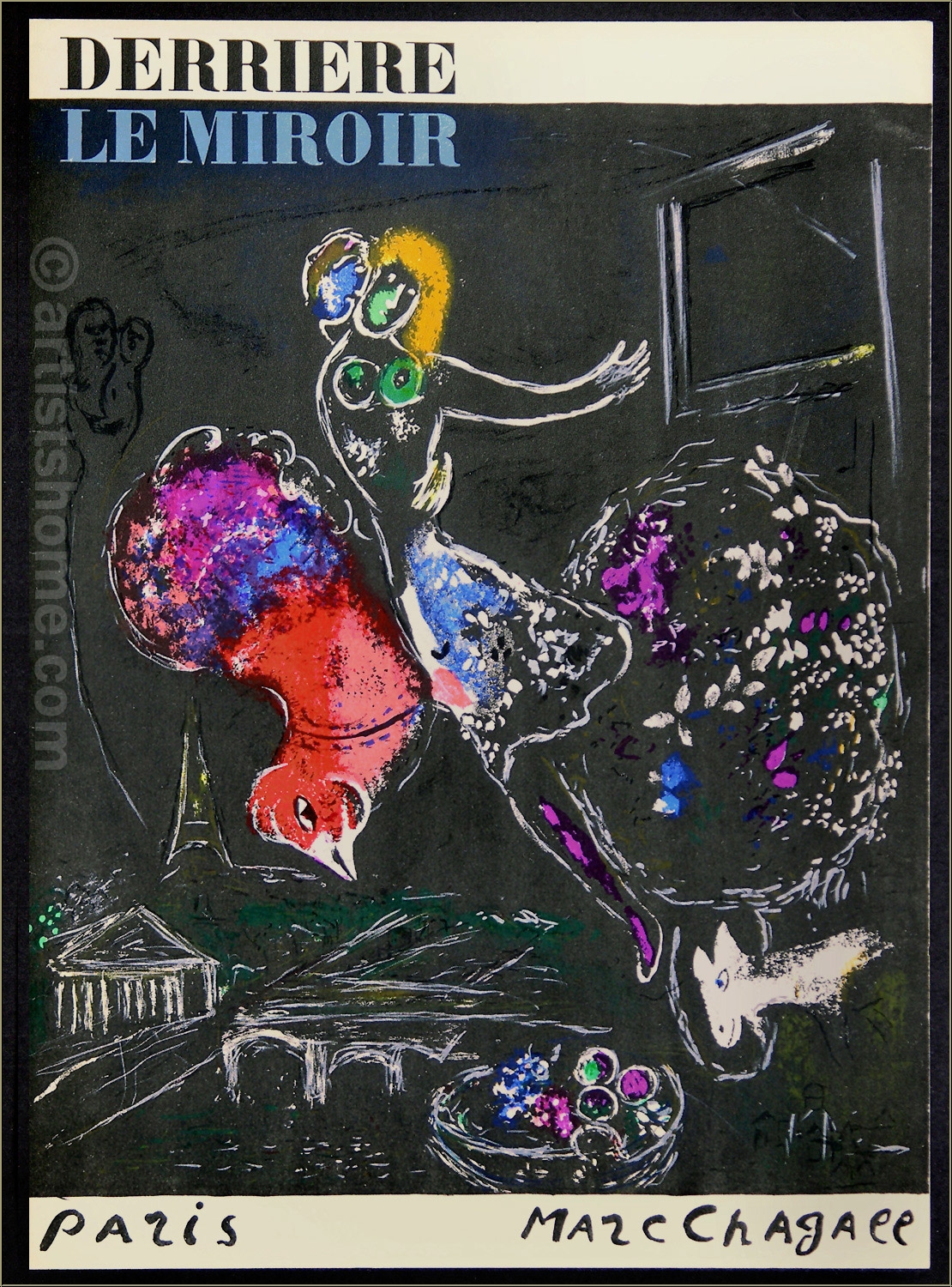 Marc Chagall: Night in Paris, Derriere le miroir 66-67-68