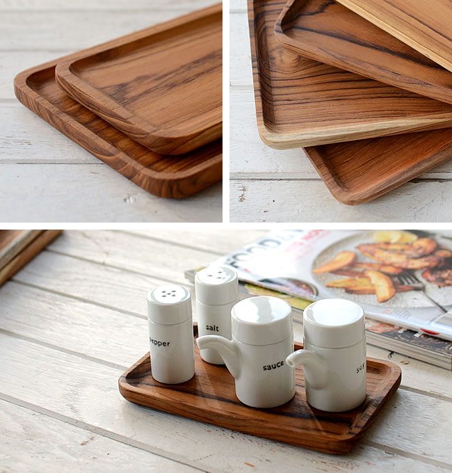 チーク フラットトレイ ナチュラルインテリア 生活雑貨の通信販売