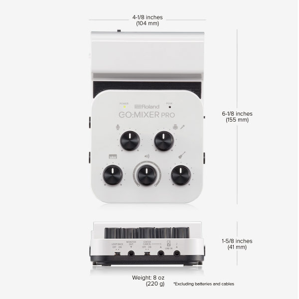 Rolandのスマホ用オーディオインターフェイス、GO:MIXER PROのご紹介です。