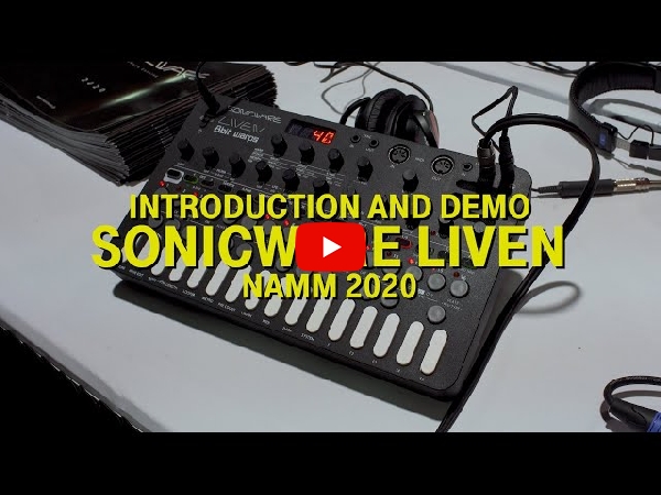 SONICWARE LIVEN 8bit warps All Black Limited Edition