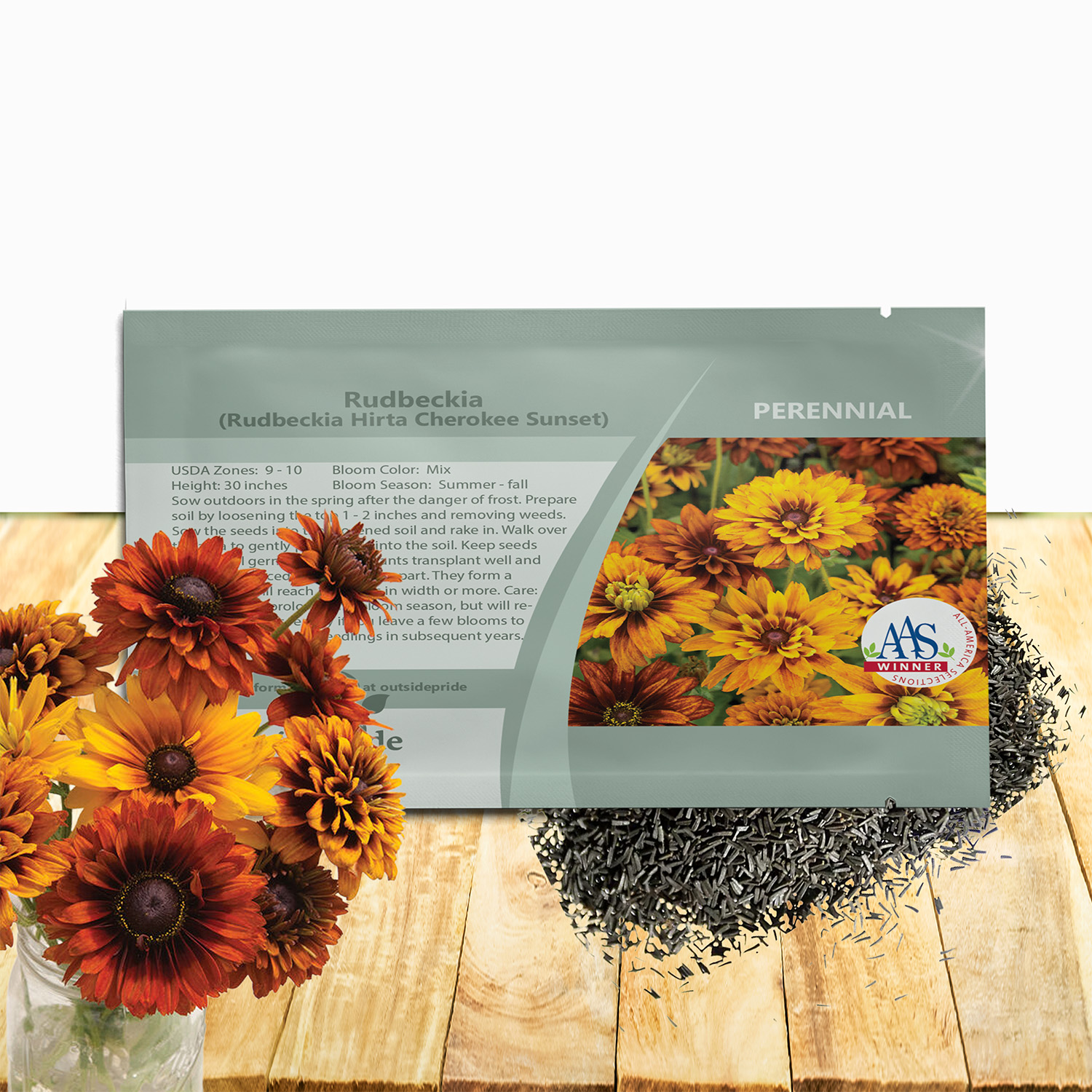 Rudbeckia Hirta Cherokee Sunset AAS Winner Flower Seeds
