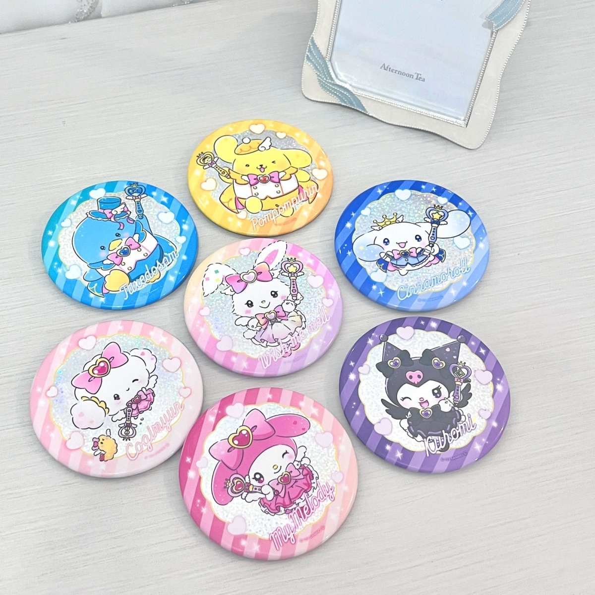 LAFARYオリジナル》ときめき戦士♡BIG缶バッジ シナモロール