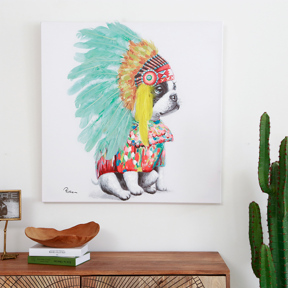 プードル 50×50cm - アート・インテリア絵画の通販 ｜リビングハウス