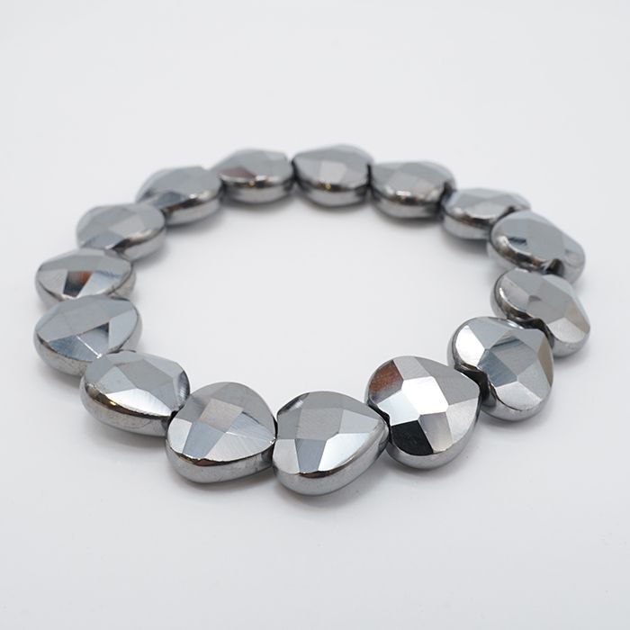 テラヘルツ鉱石ブレスレット◇ミラーボールカット 12mm玉◇