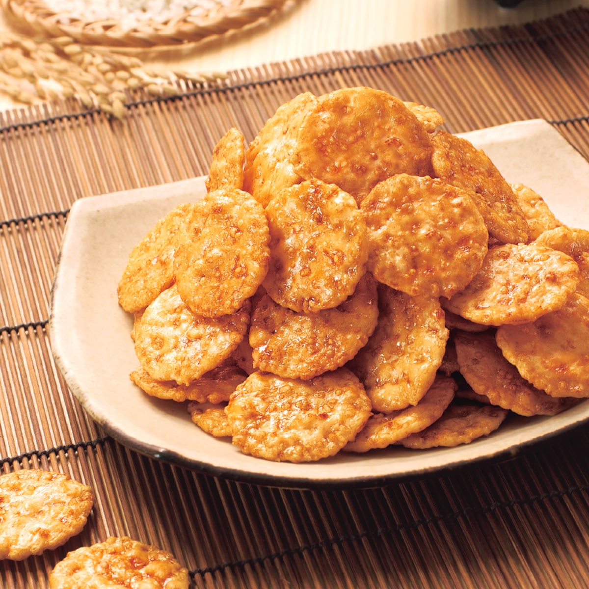 じゃりせん 醤油味（15g×8袋） | もち吉 あられ・おせんべい・おかき