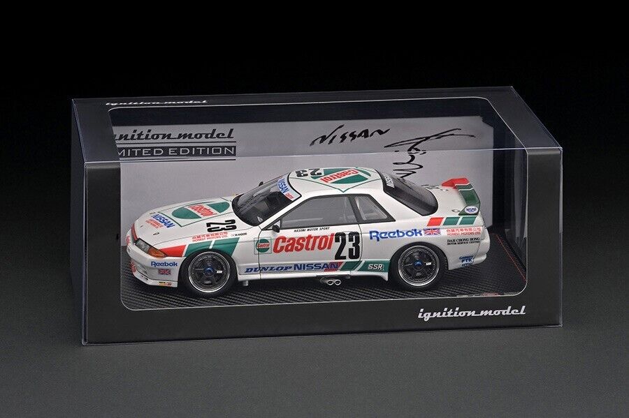 Ignition Model 1:18 Nissan Skyline GT-R (BNR32) CASTROL (#23) 1990