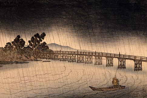 近江八景の内 瀬田の唐橋 - 東京国立近代美術館