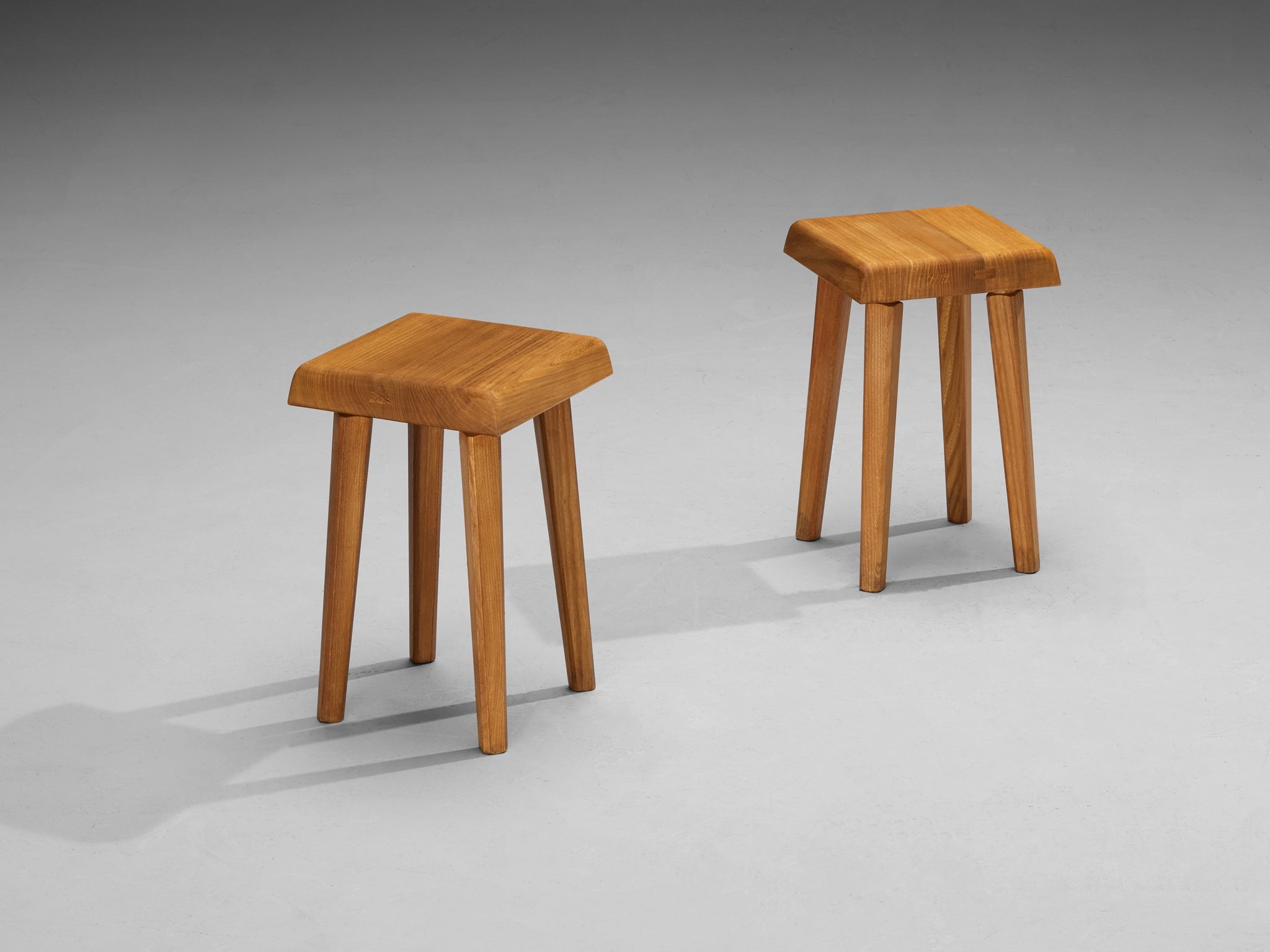 スツール Pierre Chapo S01 Vintage S01 Stools attributed to Pierre