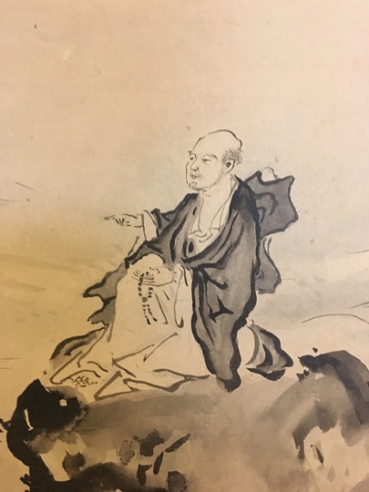 狩野常信 日蓮上人像｜古美術・掛け軸の販売・買取・鑑定-松本松栄堂