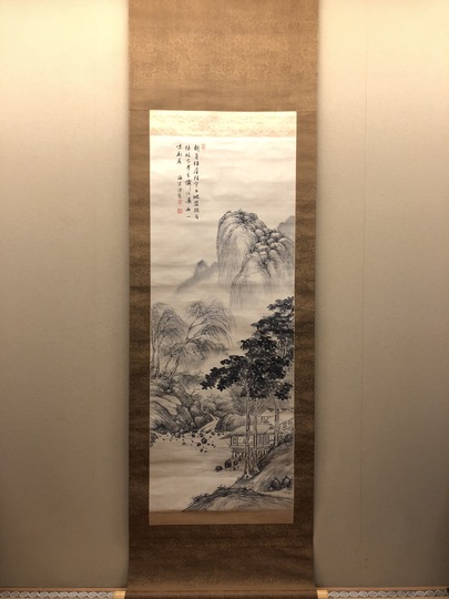 貫名海屋 梧竹幽居図｜古美術・掛け軸の販売・買取・鑑定-松本松栄堂