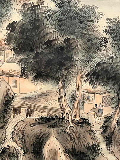 横井金谷 山水図｜古美術・掛け軸の販売・買取・鑑定-松本松栄堂