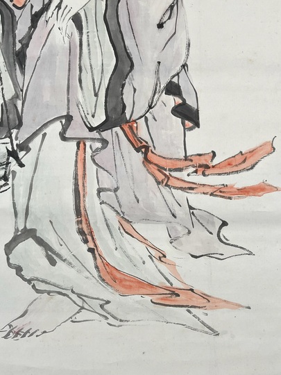 富岡鉄斎 魚籃観音図｜古美術・掛け軸の販売・買取・鑑定-松本松栄堂