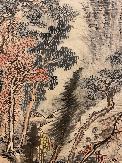 田能村直入 秋景山水図｜古美術・掛け軸の販売・買取・鑑定-松本松栄堂