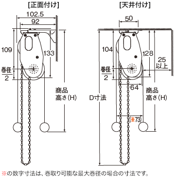 製品仕様(ダブルタイプ) ポポラ2 ニチベイ｜ロールスクリーン（ロール