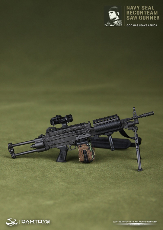 NAVY SEAL RECONTEAM SAW GUNNER Dam Toys - Machinegun
