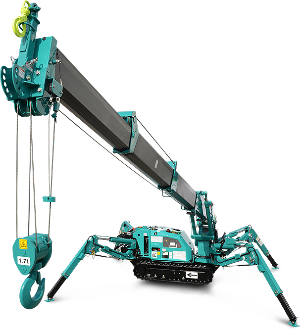 MC174C | SPIDER CRANE | MAEDA MINI CRANES