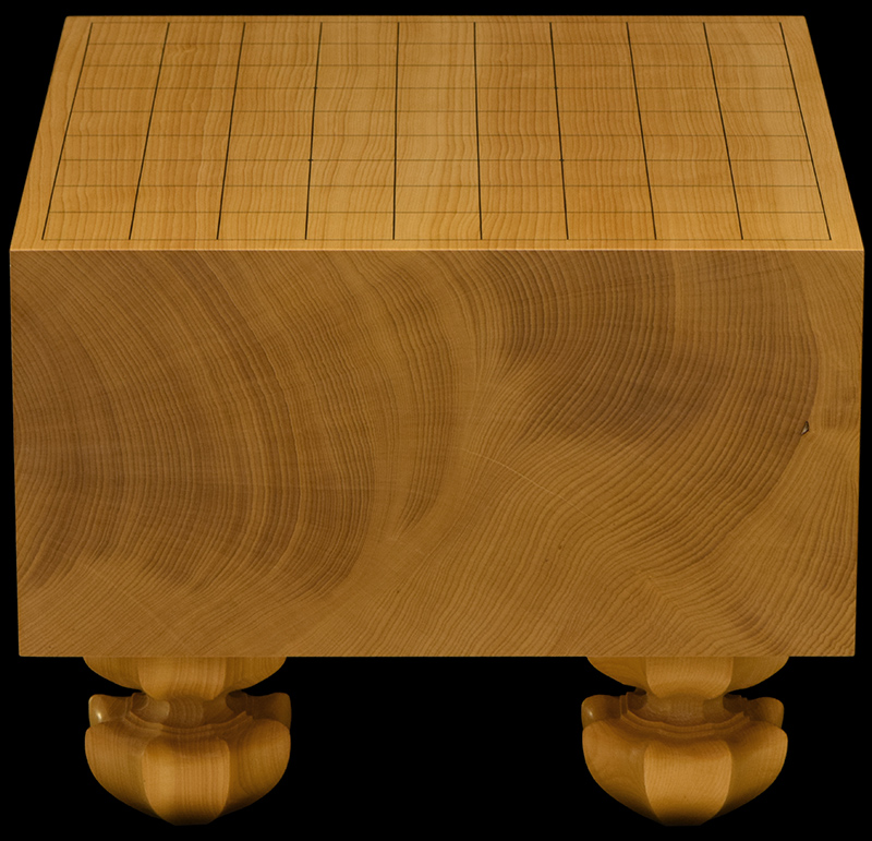 本榧足付将棋盤 5寸7分（天地柾） sa50066 | 前川榧碁盤店