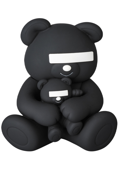 MEDICOM TOY - VCD UNDERCOVER BEAR WHITE/BLACK