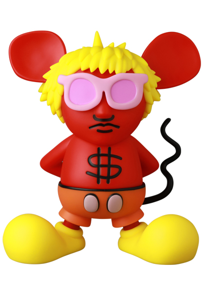 MEDICOM TOY - VCD ANDY MOUSE RED／LIGHT BLUE／PINK