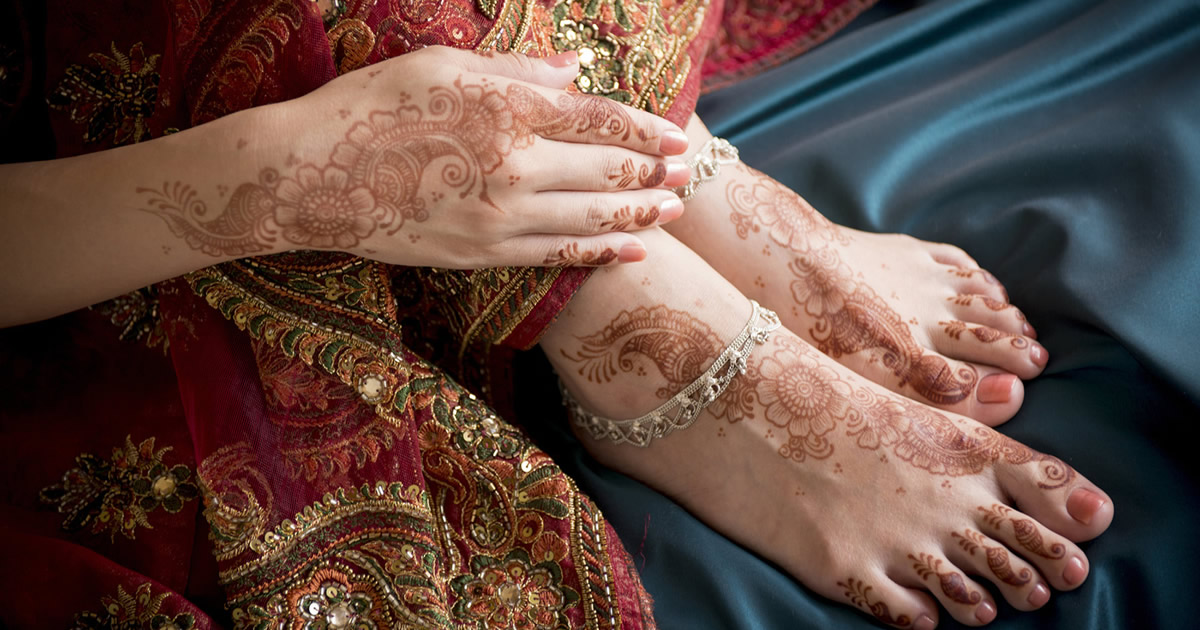 髪染め用のヘナパウダーとメヘンディ ｜ メヘンディ（ヘナタトゥー