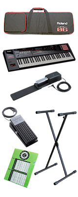 2種のペダルセット】Roland(ローランド) ／ FA-06 - 61鍵盤ワーク