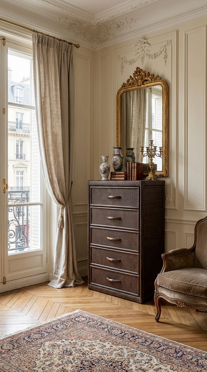 5段ラタンチェスト | 籐家具職人の店みうらラタン