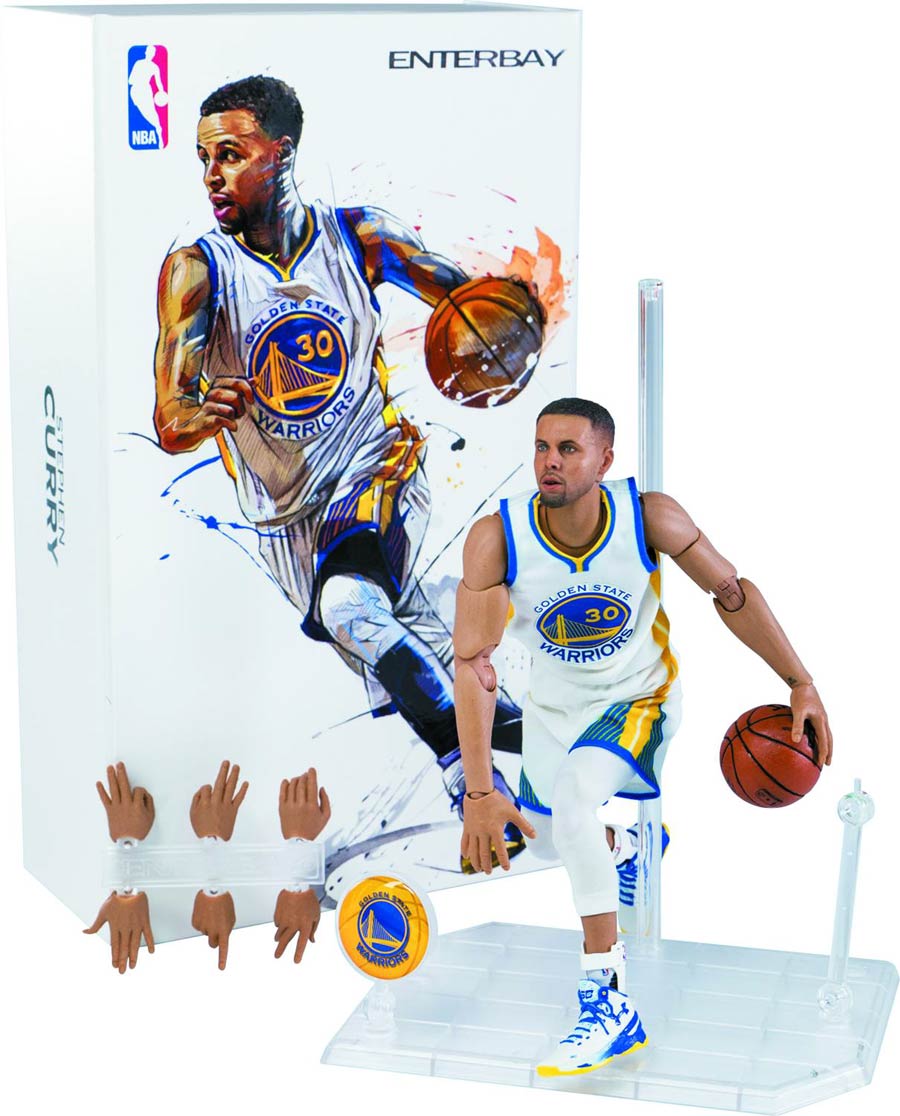NBA Collection Stephen Curry Motion Masterpiece 1/9 Scale Action