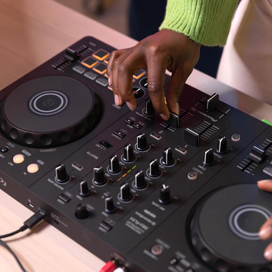 Pioneer DJコントローラー DDJ-FLX4 + ヘッドホン HDJ-CUE1 + PC