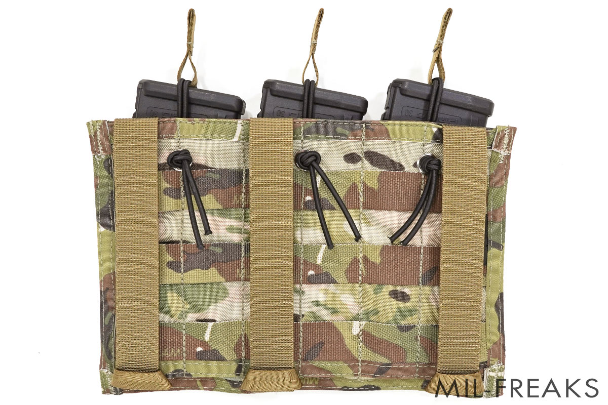 SHEKKIN GEARS PARACLETEタイプ ベルクロ トリプル マガジンポーチ