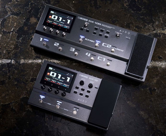 BOSSがスマートに演奏を彩るポータブル・マルチ・エフェクター「GX-10