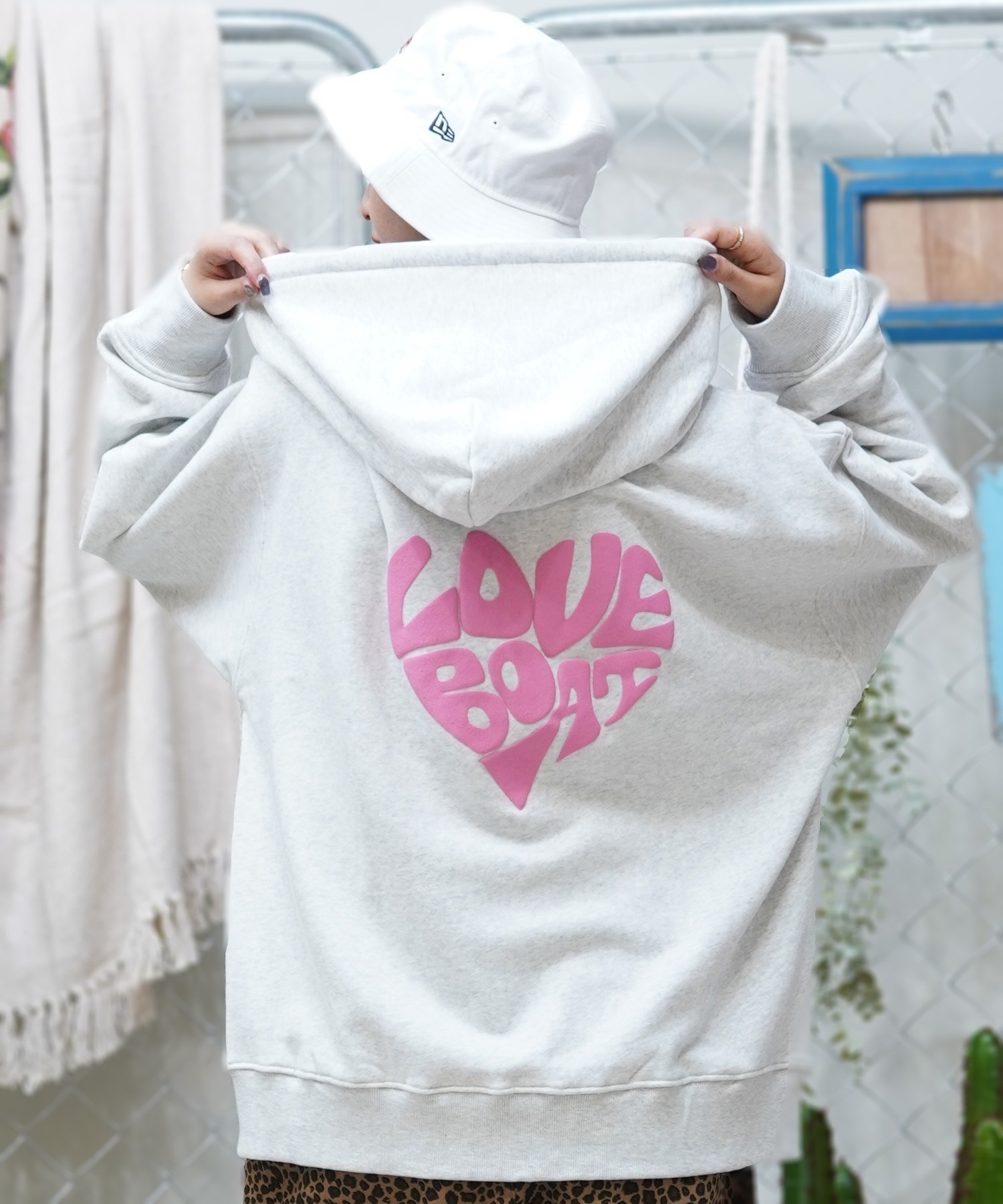 ムラサキスポーツ限定】LOVE BOAT ラブボート レディース パーカー