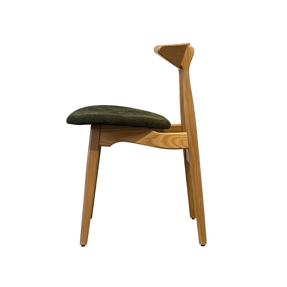 チェアRY54【送料無料】ナチュラル/ダークグリーン | NOCEノーチェ