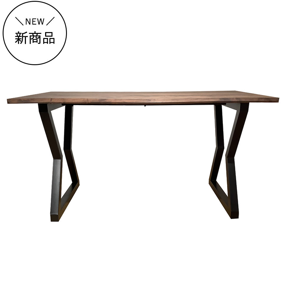 SDT-8885ダイニング【送料無料】（140天板）ナチュラル×（脚）ブラック