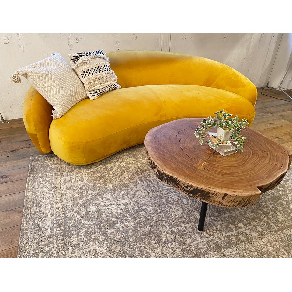 ソファBEANS 3人掛け【送料・開梱設置無料】イエロー | NOCEノーチェ