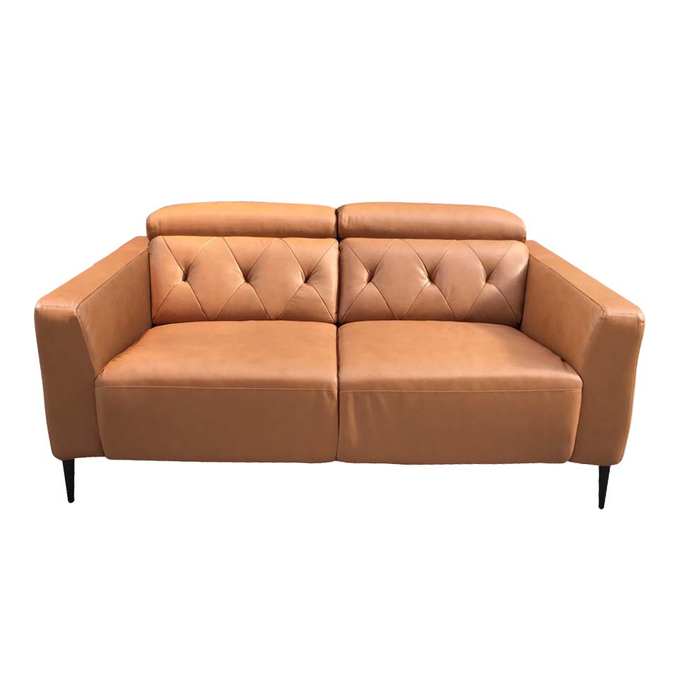 可動式背もたれソファZM790【本革】2人掛け【送料・開梱設置無料