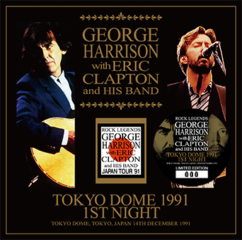 GEORGE HARRISON WITH ERIC CLAPTON AND HIS BAND - TOKYO DOME 1991