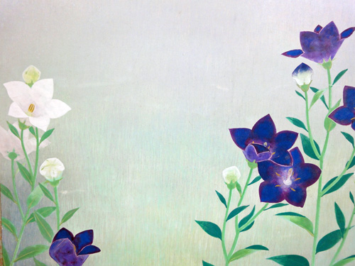 福田翠光 桔梗/Web書画ミュージアム