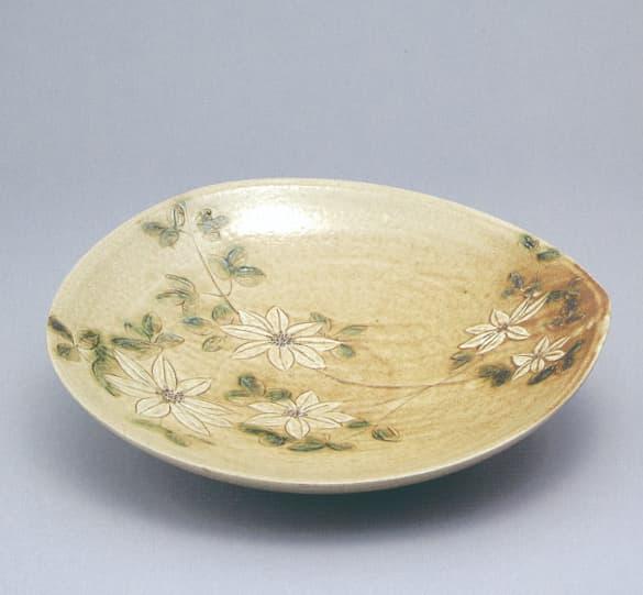 瀬戸焼 加藤作助 織部角向付 11客 10cm 大正〜昭和初期 瀬戸焼 加藤作