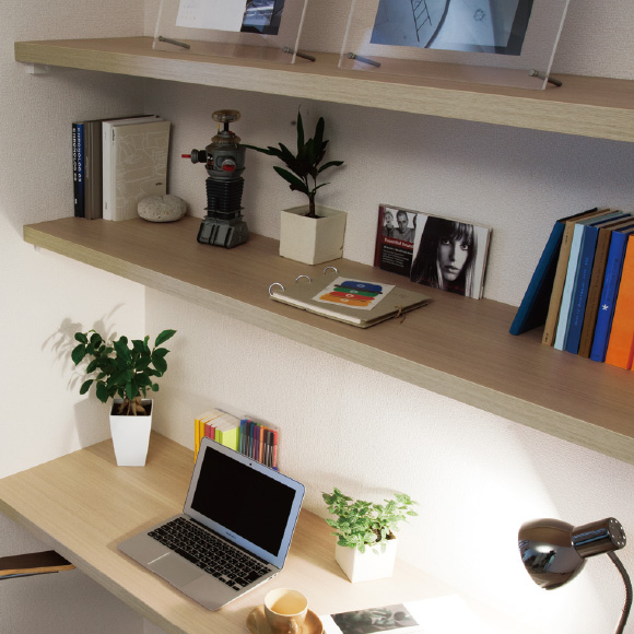 特長 | 収納棚・可動棚 | ランバーシリーズ＋棚柱 | 南海プライウッド