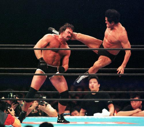 猪木さん写真特集】ゴッチ、アリ、アンドレ、ホーガン…／名勝負1