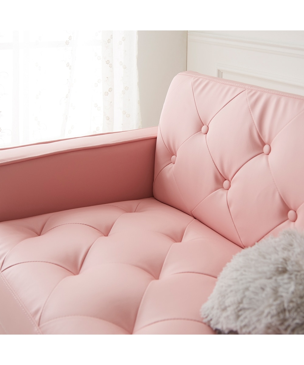 2人掛け]コンパクトソファ｜合皮 エレガント 姫系 通販【ニッセン】