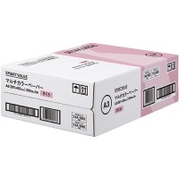 スマートオフィス】カラーペーパーA4 さくら 2500枚 A263J-6 スマート