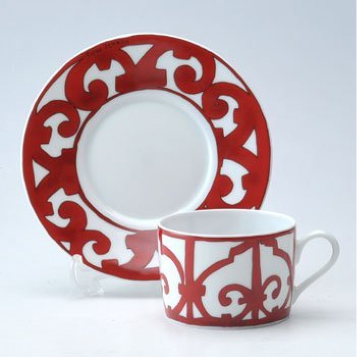 エルメス（HERMES） ガダルキヴィール ティーカップ＆ソーサーペア