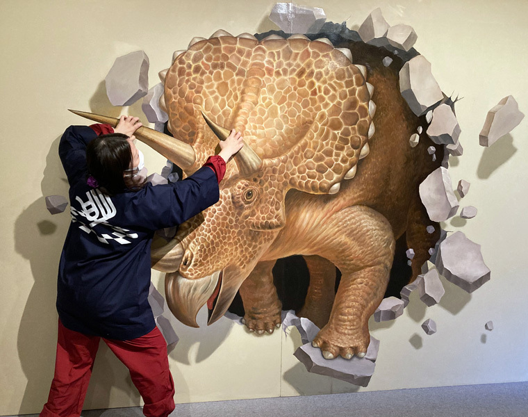 和をモチーフとした体験型アート施設「長瀞トリックアート有隣倶楽部