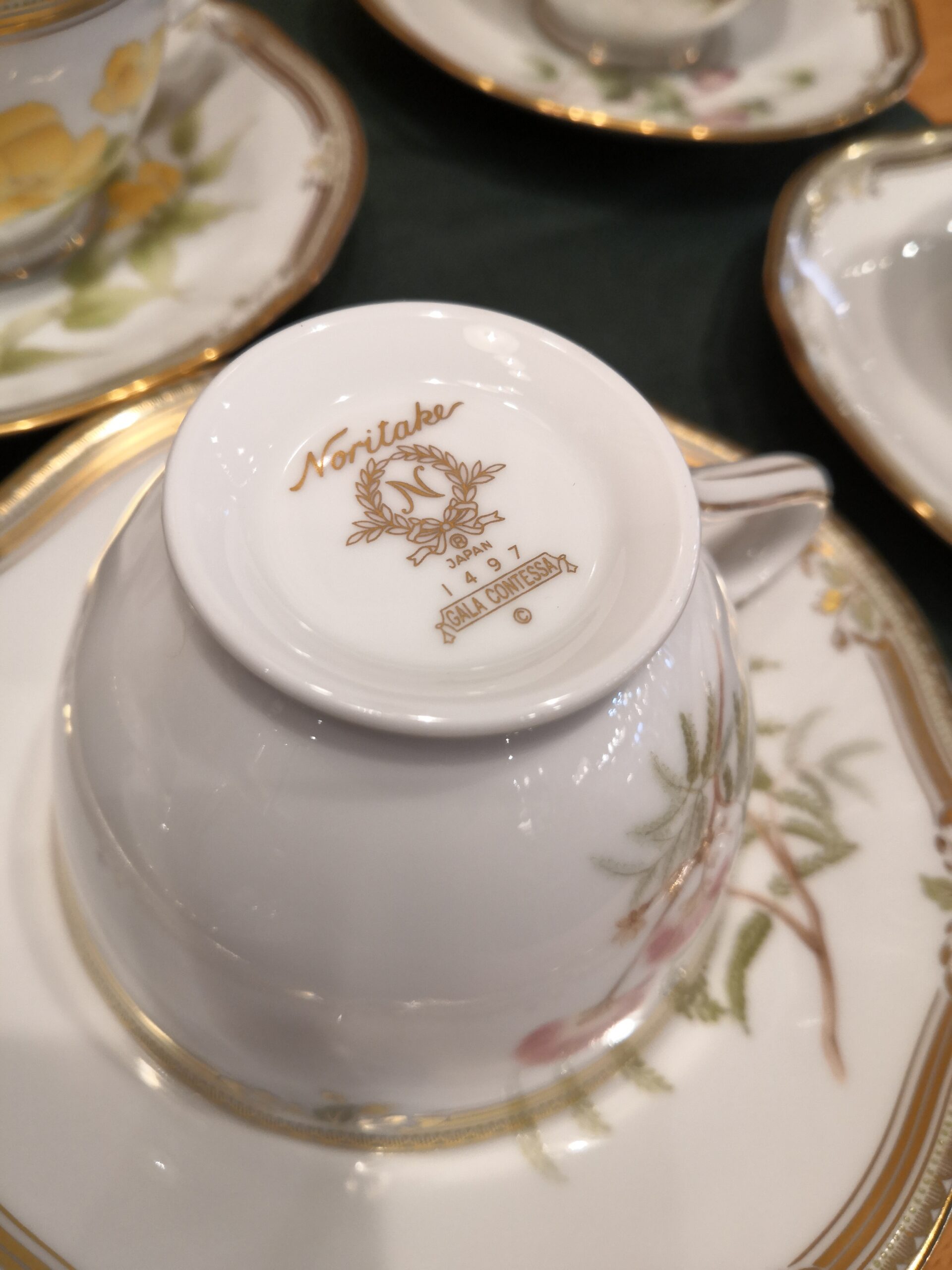 廃盤』ノリタケ GALA CONTESSA カップ＆ソーサー 6客セット 買取しま