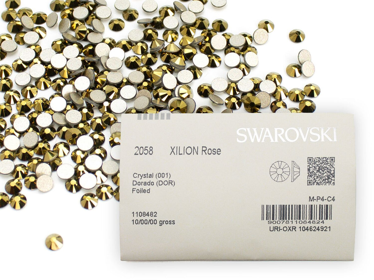 スワロフスキー クリスタルドラド-#2058 4-ラインストーン