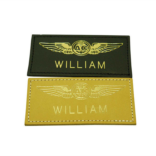 文字入れ 米軍グッズ レザー ネームタグ アメリカ海軍 U.S.NAVY AIR