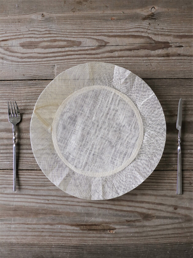 Fiorira un GiardinoアンダープレートFRILLホワイト フィオリラウン